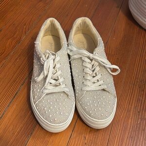Betsy Johnson pearl sneakers